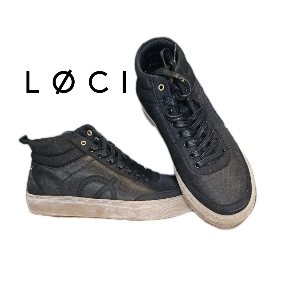 LØCI Ten Black/Black Gum Sneakers Size EU 39 Collab Quiet Luxury High End